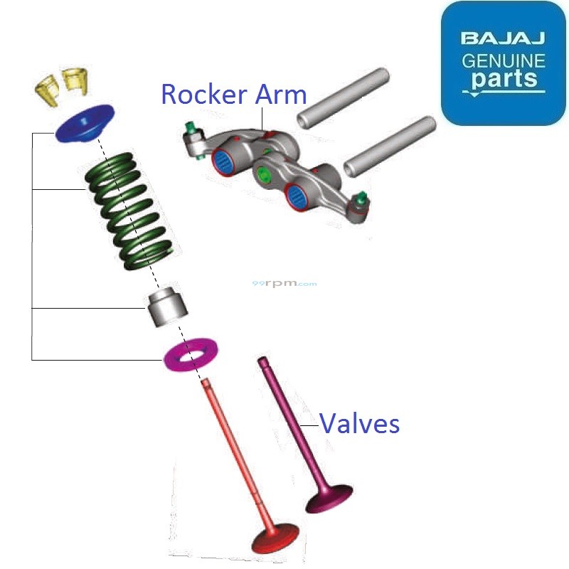 Bajaj CT110X Engine Valves