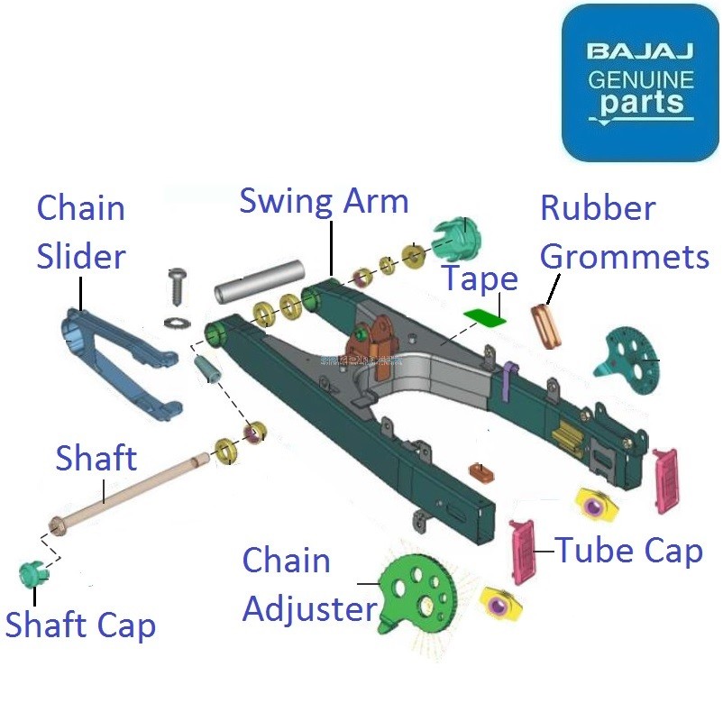 Bajaj Pulsar NS200 (BS6, 20202023) Swing Arm