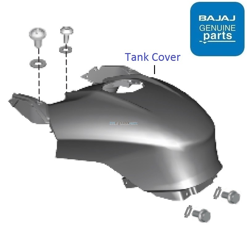 bajaj pulsar 150 fuel tank cover