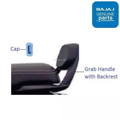 Bajaj V15: Backrest
