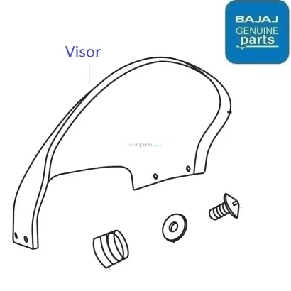 bajaj boxer headlight cover