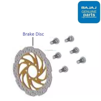 pulsar 150 front disc plate price