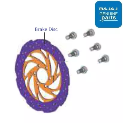 pulsar rs 200 front disc plate price