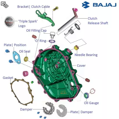 pulsar 220 clutch cover price