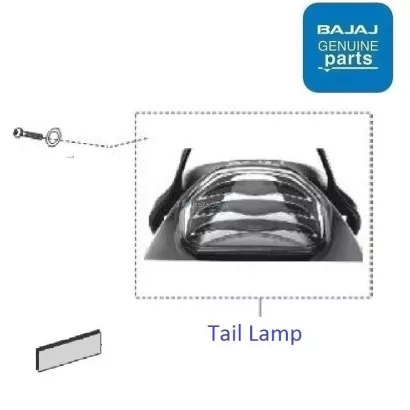 bajaj discover 100cc back light price