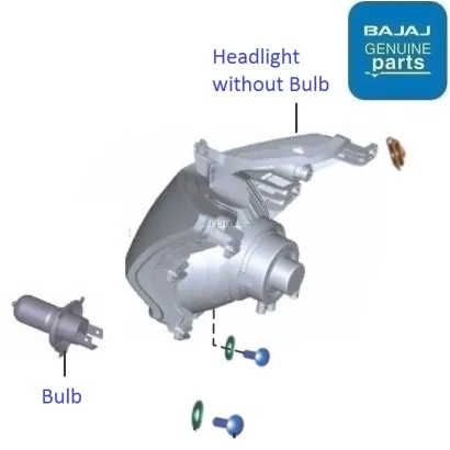 bajaj discover 100m headlight price