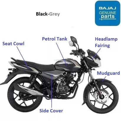 bajaj discover headlight cover price