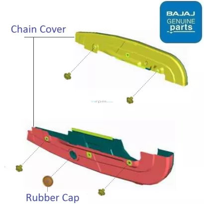 bajaj discover 125 chain cover price