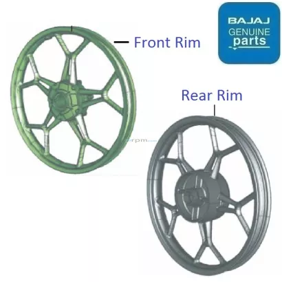bajaj alloy wheel price