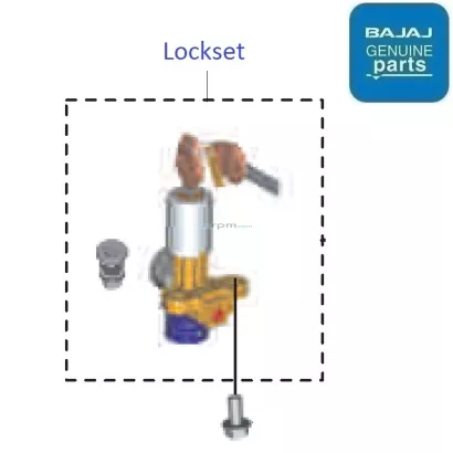 bajaj discover 150 lock set price