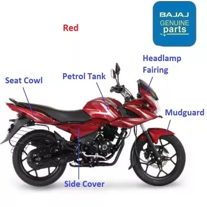 pulsar 150 tank side cover