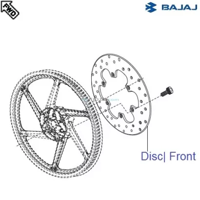 pulsar 150 rear disc brake kit price