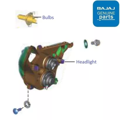 bajaj pulsar 150 headlight bulb price