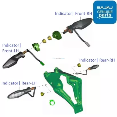 bajaj pulsar rs 200 indicator price