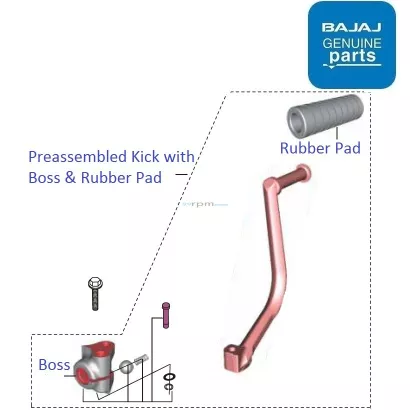 pulsar 150 kick set price