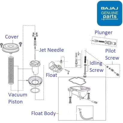 pulsar 150 carburetor slide price