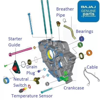 bajaj pulsar 150 switch kit price