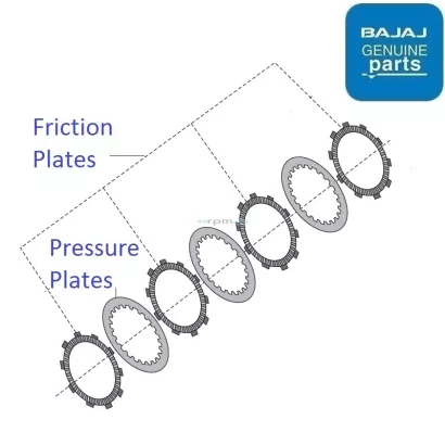 bajaj pulsar 180 clutch plate set price