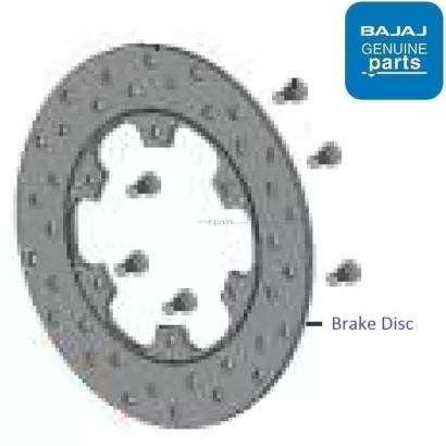 pulsar rs 200 front disc plate price