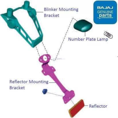 pulsar 135 tail panel