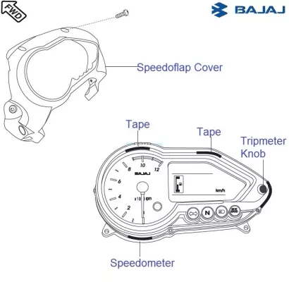 pulsar speedometer buy online
