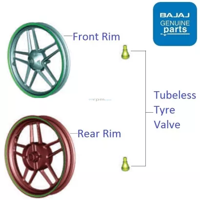 bajaj pulsar 150 front alloy wheel price