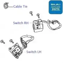 pulsar 150 light switch price