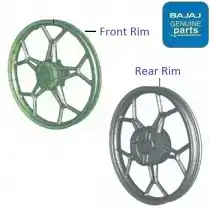 bajaj pulsar 150 front alloy wheel price