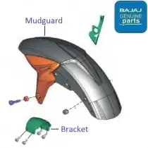 pulsar 150 front mudguard