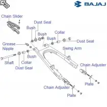 pulsar 150 swing arm price